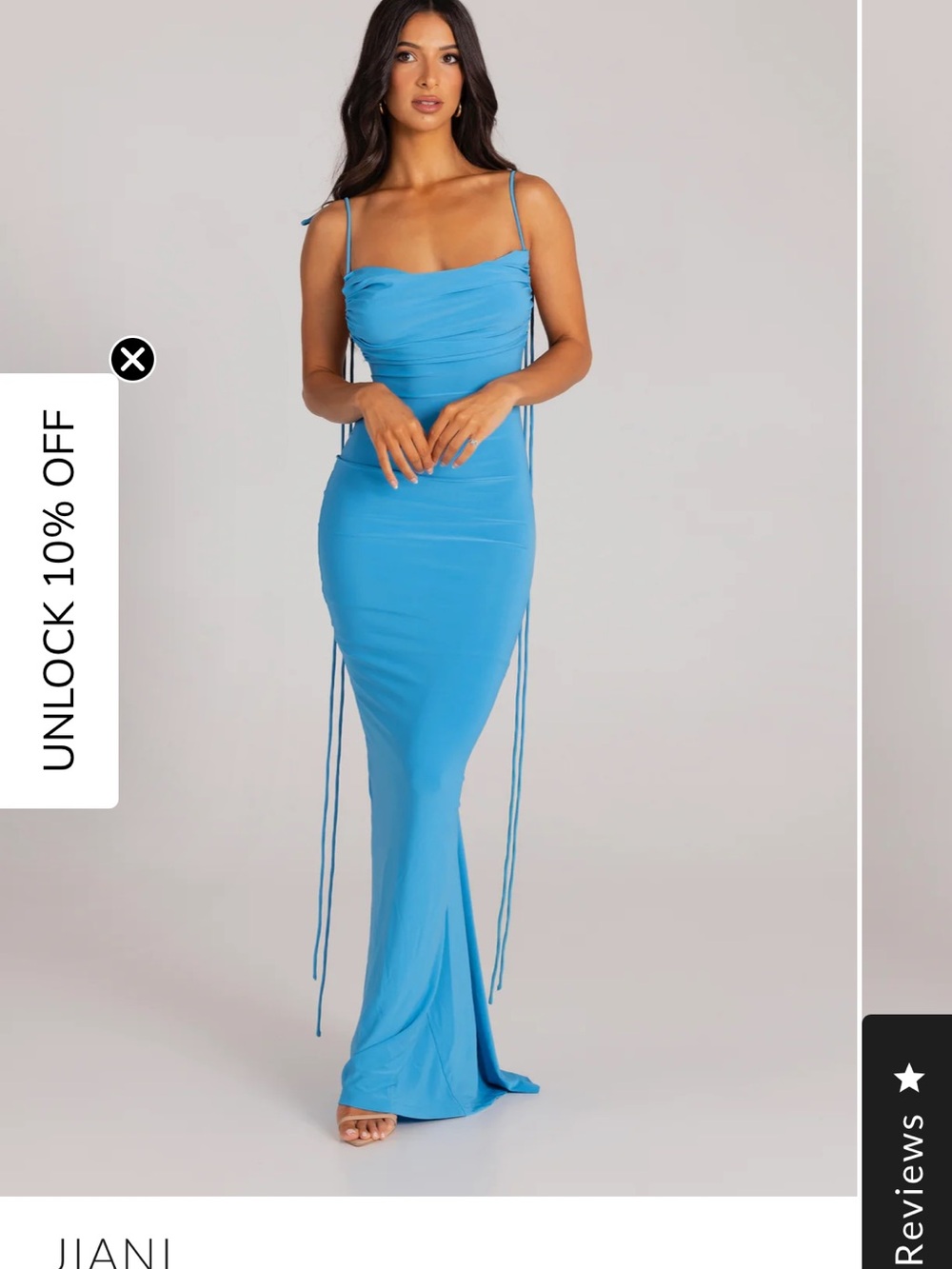 Melani Jiani Blue Dress